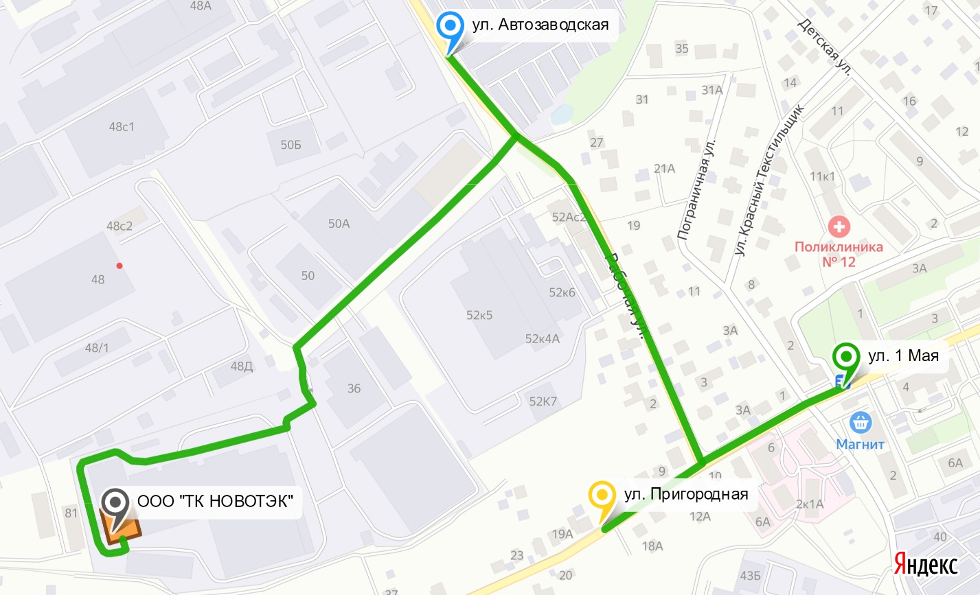 Схема проезда - Москва